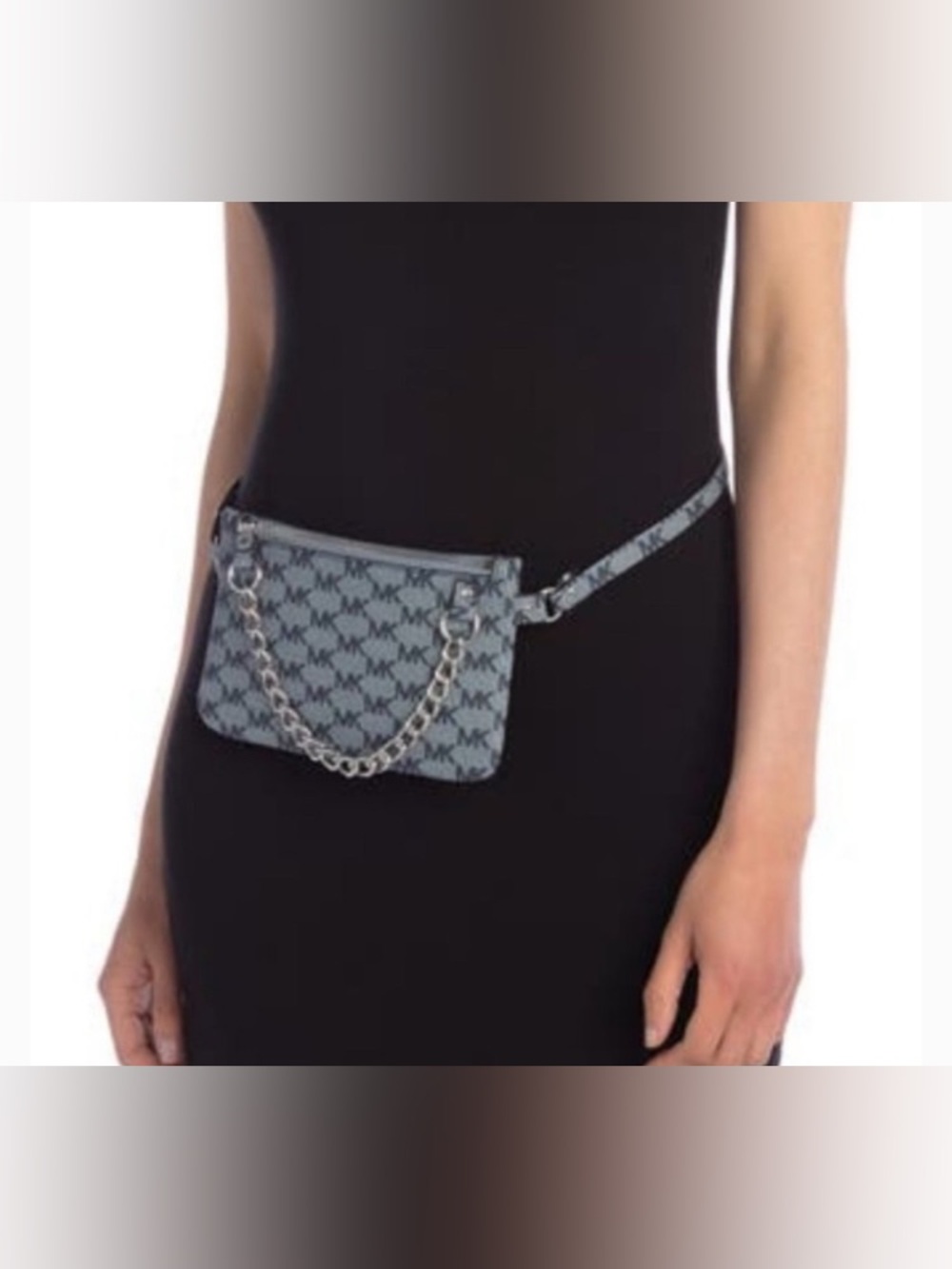 Michael Kors - NEW -  MK Signature Pull Chain Belt Bag